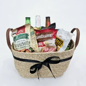 Cesta Cervejas com Aperitivos De Luxo