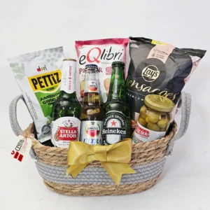 Cesta Aperitivos mais Cervejas