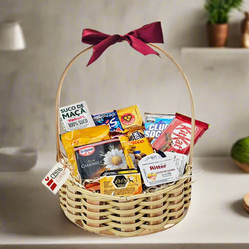 Cesta Café da Manhã de Bom Dia